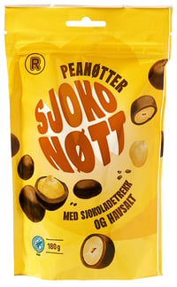 Peanøtter m/Sjokoladetrekk og Havsalt 180g Rema 1000