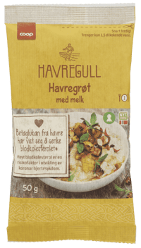 Coop Havregull Naturell Grøt 50g
