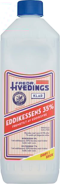 Eddikessens Klar 500ml 35% Hveding