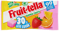 Fruittella Summerfruit Sukkerredusert 28g