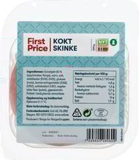 Skinke Kokt 250g First Price