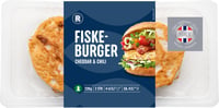 Fiskeburger m/Ost & Chili 2x110g R