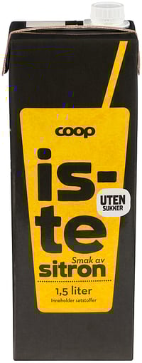 Iste Sitron uten Tilsatt Sukker 1,5l