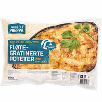 Fløtegratinerte poteter med hvitløk