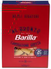 Barilla Pasta Mezzi Rigatoni Al Bronzo 400g