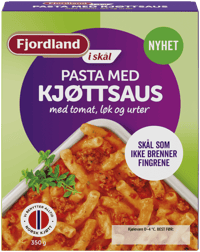 Fjordland i Skål Pasta med Kjøttsaus 350g