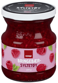 Coop Bringebærsyltetøy 500g