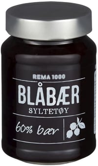 Blåbærsyltetøy Lett 525 g