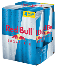 Red Bull Sugar Free 4stk x 0,25l