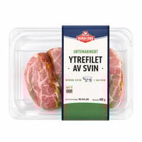 Urtemarinert ytrefilet av svin