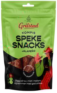 Spekesnacks Kompis Jalapeno 55g Grilstad