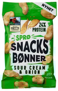 Snacksbønner Sourcream&Onion 60g Dln