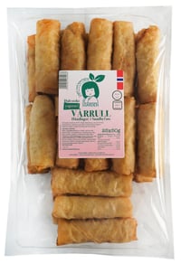 Norskproduserte Vårruller Vegetar Fylt med Tofu 25stk X 50g Frys