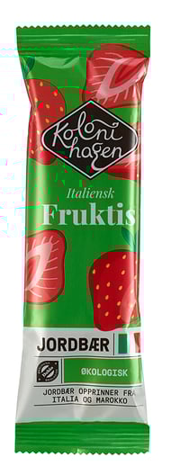 Jordbær Pinneis Økologisk Kolonihagen