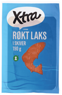 X-tra Røkt Laks i Skiver 190g