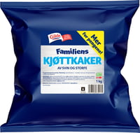 Kjøttkaker Familiens 1kg Gilde