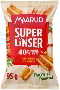 Superlinser Krydret Paprika 95g Maarud