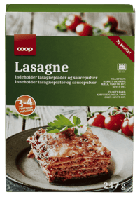 Coop Lasagne Ovnsrett 247g
