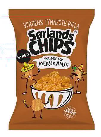Sørlandschips Rifla Meksikansk 240g