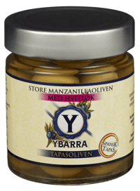 Ybarra Tapasoliven Manzanilla med Hvitløk