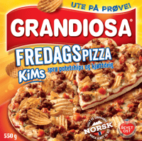 Grandiosa Pizza Fredagspizza 540g