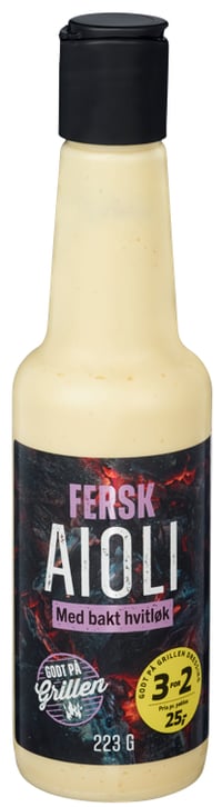 Fersk Aioli med Bakt Hvitløk