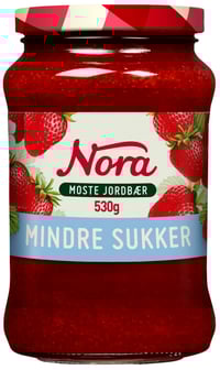 Jordbær Moste Lett 530g Nora