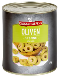 Oliven, Grønne Skiver Kjøkkensjefen