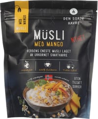 Musli m/Mango 400g Den Sorte Havre