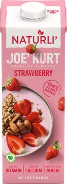 Joe' Kurt Vegansk Yoghurt Jordbær, 1 l