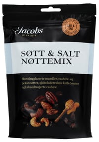 Nøttemiks Søt&Salt 180g Jacobs Utvalgte