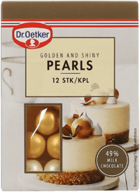 Dr. Oetker Pearls Golden & Shiny 12stk