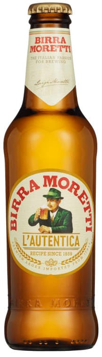 Birra Moretti 0,33l flaske