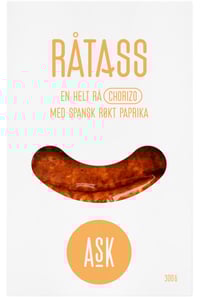 Råtass Rå Chorizo 300g Ask