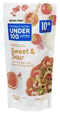 Sweet Sour Woksaus 180g Rema