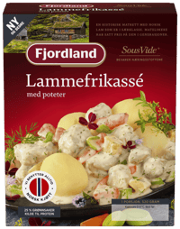 Fjordland Lammefrikassé med Poteter 520g