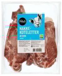 Svin Nakkekotelett Ca1kg Folkets