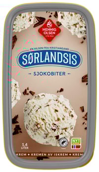 Sørlandsis Sjokobiter 1,4l Hennig-Olsen