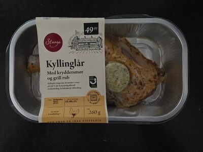 Kyllinglår Med Kryddersmør Og Grill Rub
