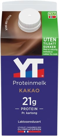 YT Proteinmelk Kakao, 330 ml