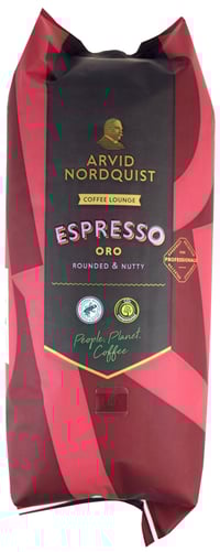 Oro Generoso Espresso Kaffe Hele Bønner Arvid Nordquist