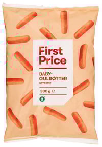 Babygulrøtter 300g First Price
