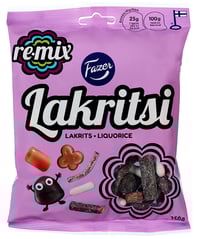 Fazer Remix Liquorice 250g