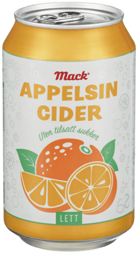 Mack Appelsin Cider Lett 0,33l