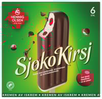 Sjokokirsj 6stk Hennig-Olsen