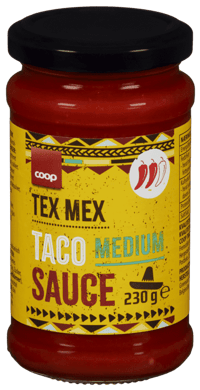 Coop Taco Saus Medium 230g