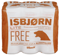 Mack Isbjørn Lite Free Blodappelsin 6stk x 0,33l