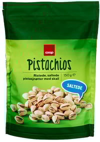 Pistachios Ristede, Saltede Pistasjnøtter med Skall