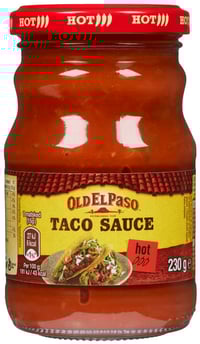 Taco Sauce Hot 230g Old El Paso