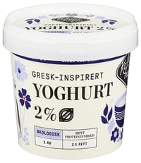 Gresk Inspirert Yoghurt 1kg Økologisk Kolonihagen
